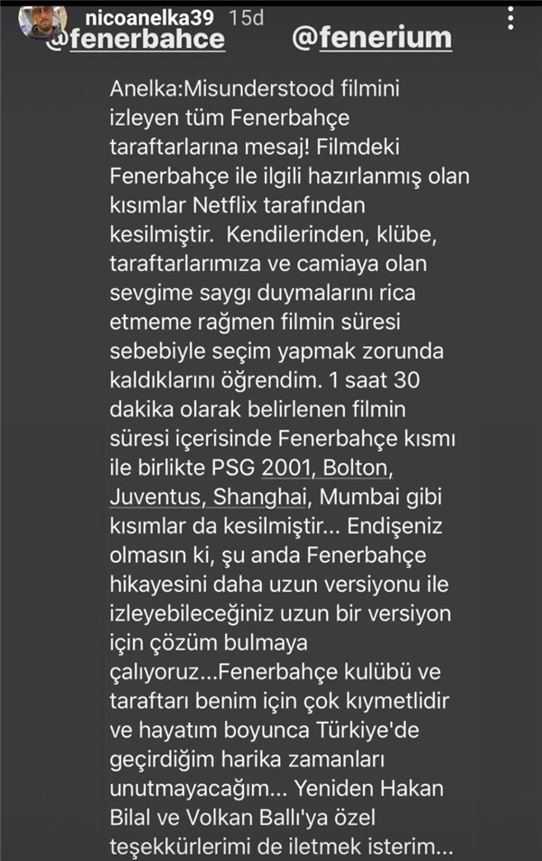 Nicolas Anelka'dan Fenerbahçe açıklaması