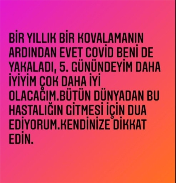 Murat Yıldırım koronavirüse yakalandı
