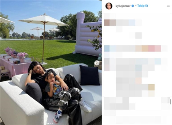 Kylie Jenner ve Travis Scott kızları Stormi'nin hayalini gerçekleştirdi: Gerçeklikten tamamen kopmuşlar