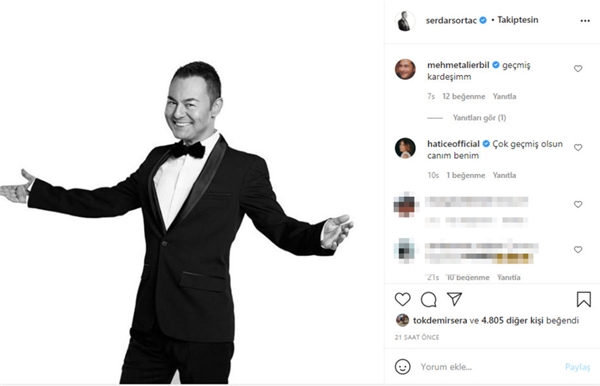 Serdar Ortaç koronavirüse yakalandı