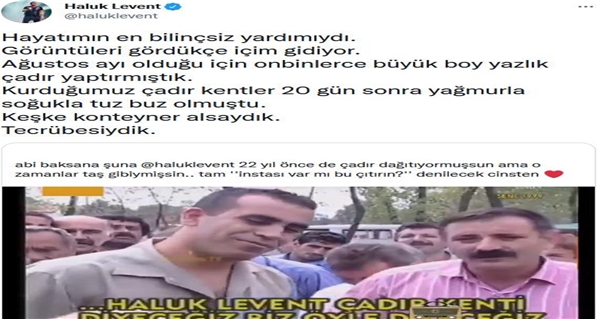 Haluk Levent'ten 22 yıl sonra gelen itiraf: Tecrübesizdik