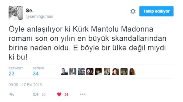 Sosyal Medya Kürk Mantolu Madonna Gafını Konuşuyor