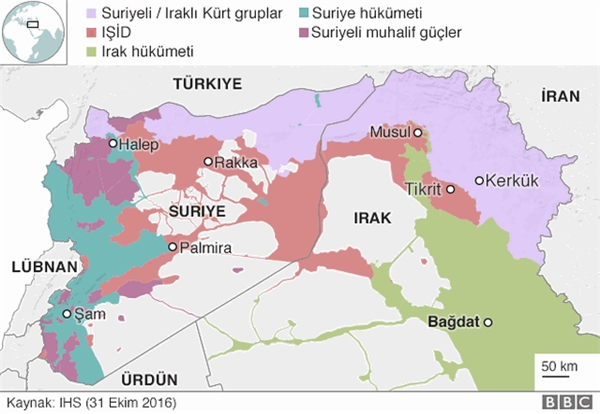 2014'ten Bugüne Suriye ve Irak'ta Işid Tehdidi