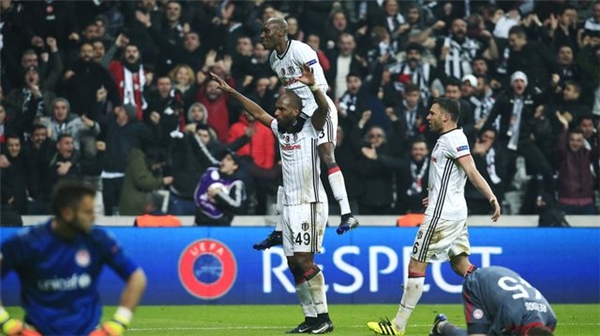 Beşiktaş UEFA Avrupa Ligi'nde Çeyrek Finalde