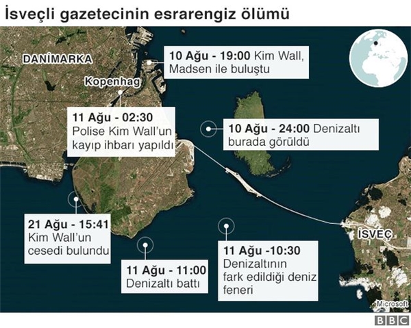 Danimarkalı Mucit Madsen, Gazeteci Kim Wall'u Parçalara Ayırdığını Kabul Etti