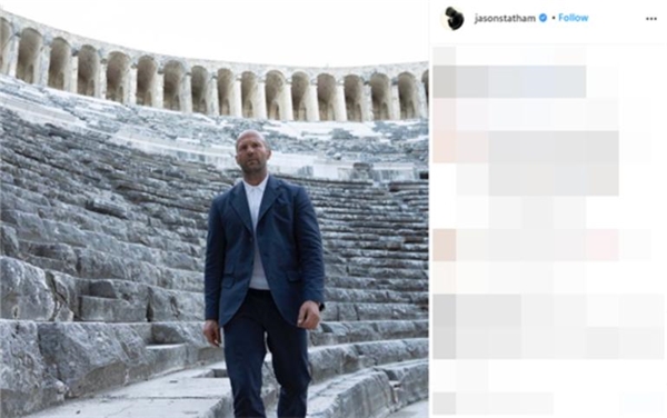 Jason Statham'ın Antalya paylaşımına beğeni yağdı