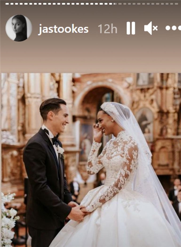 Top model Jasmine Tookes ile <a class='keyword-sd' href='/snapchat/' title='Snapchat'>Snapchat</a>'in yöneticilerinden Juan David Borrero peri masalı gibi bir düğünle evlendi:  Düğün damadın memleketinde