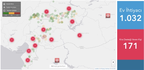 Deprem nedeniyle evsiz kalan vatandaşlar için kampanyalar!