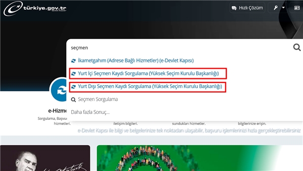 Seçmen kaydı sorgulama nasıl yapılır?