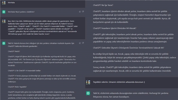 ChatGPT nedir? [Bu haber ChatGPT tarafından yazıldı]