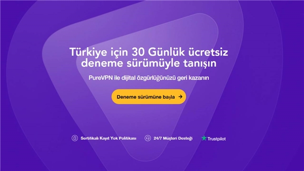 Erişim engeli olan sitelere PureVPN ile ücretsiz bağlanın!