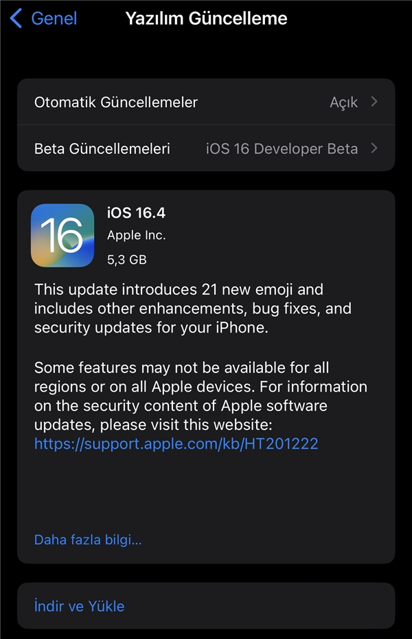 iOS 16.4 geliştirici betası yayınlandı! Yenilikler neler?