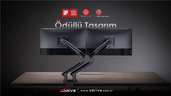 xDrive, Monitör Standı Modelleriyle Çalışma Ortamında Rahatlık ve Verimlilik Sunuyor