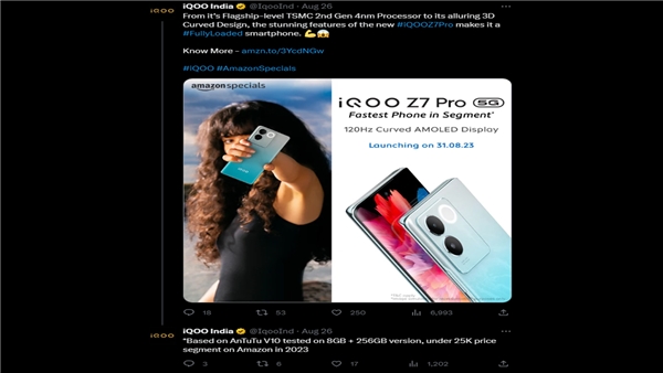 iQOO Z7 Pro Tanıtıldı: Fiyat ve Özellikler Açıklandı
