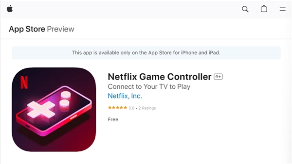 Netflix iOS için bir oyun kumandası uygulaması yayınladı