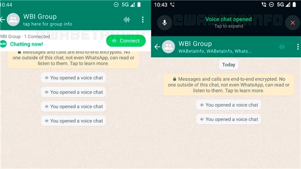 WhatsApp, Sesli Grup Sohbeti Özelliğini Getiriyor
