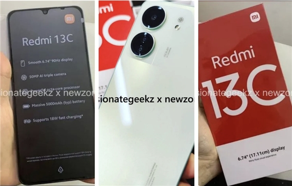 Xiaomi Redmi 13C'nin Tasarımı ve Özellikleri Belli Oldu