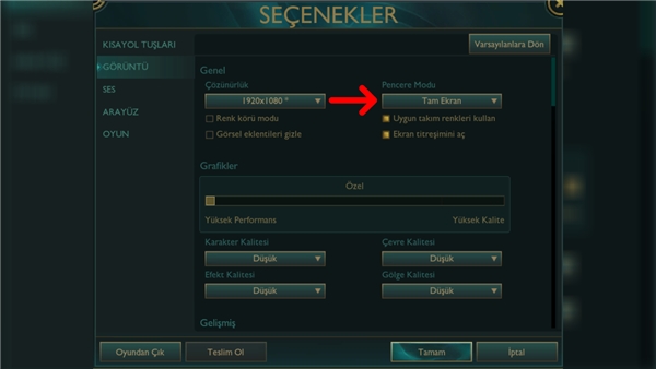 League of Legends (LoL) FPS Artırma Yolları (2023)