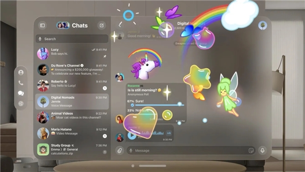 Telegram, Apple Vision Pro için yeni bir uygulama sunacak