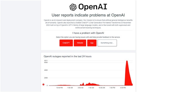 OpenAI'nin ChatGPT Hizmeti Büyük Bir Kesinti Yaşadı