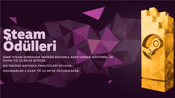 Steam Ödülleri için oy verme başladı