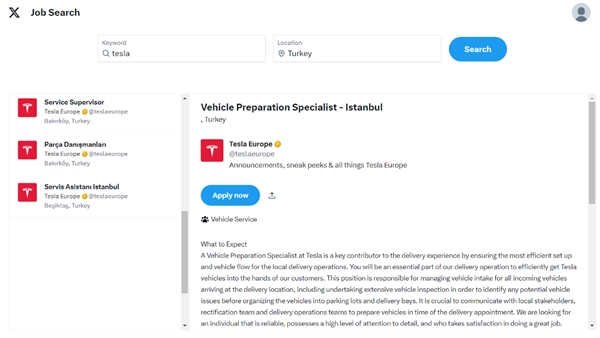 X (Twitter) Jobs kullanıma sunuldu: İş arama dönemi başladı!