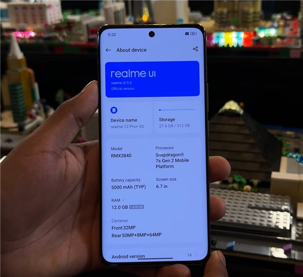 Realme 12 Pro Plus: Özellikleri ve Fotoğrafı Ortaya Çıktı