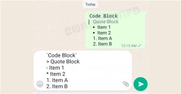 WhatsApp, Android ve iOS kullanıcıları için yeni metin biçimlendirme seçeneklerini test ediyor