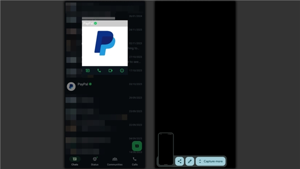 WhatsApp, profil fotoğrafı için ekran görüntüsü alma özelliğini test ediyor