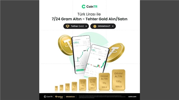 CoinTR, Türk Lirası cinsinden gram altın alım-satımını başlattı