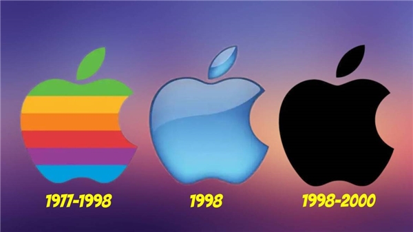 Apple logosunun geçmişten günümüze değişimi