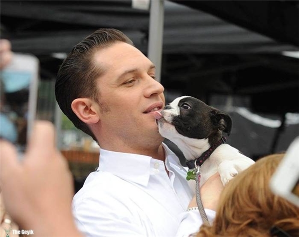 Tom Hardy'nin Köpekleri Sevdiği Kalplerinizi Eritecek 24 Fotoğrafı