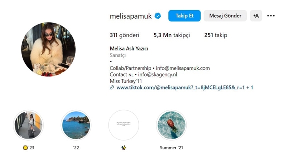 Yusuf Yazıcı'nın sevgilisi Melisa Aslı Pamuk, soyadını değiştirdi