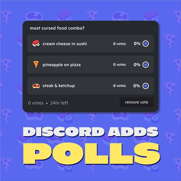 Discord'a anket oluşturma özelliği eklendi