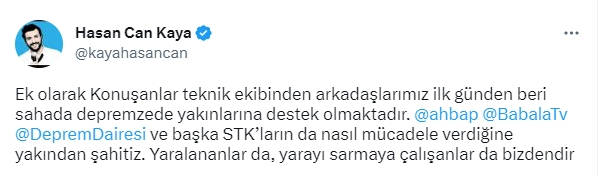 Hasan Can Kaya... DEPREMZEDE ÇOCUKLARA EĞİTİM DESTEĞİ!