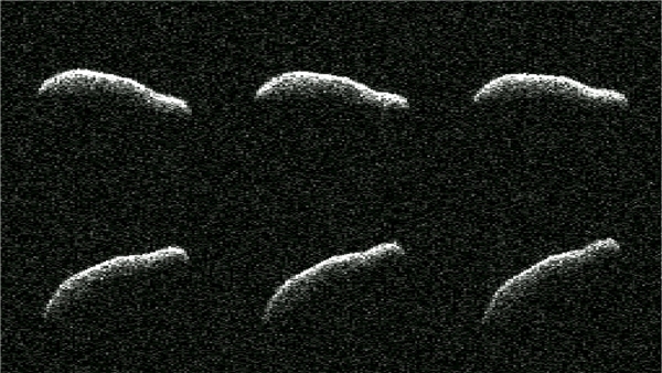 NASA çok ilginç görünümlü bir asteroit yakaladı!