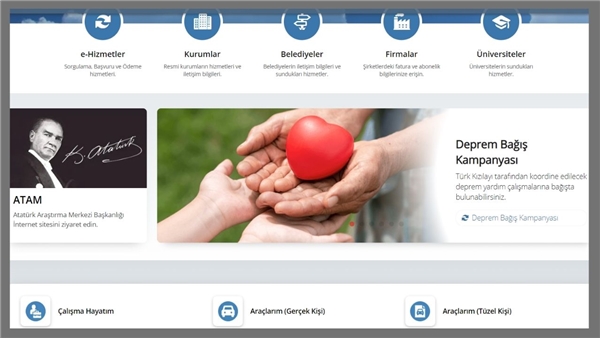 e-Devlet, güvenli bağış için yeni hizmetini sundu!