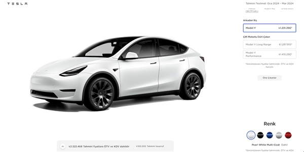 Tesla Türkiye Fiyatları: Model Y'nin Son Fiyatı