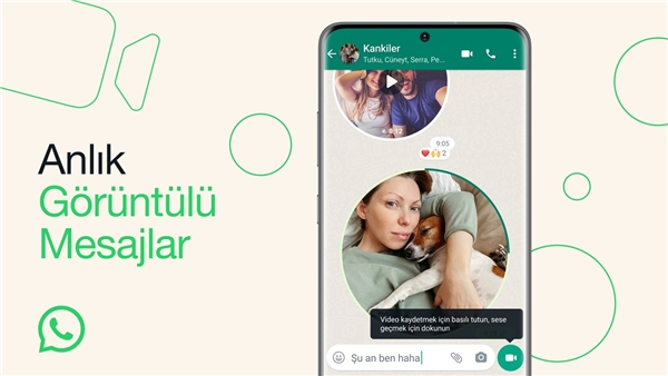 WhatsApp, Sohbet Sırasında Video Mesaj Gönderme Özelliğini Devreye Aldı