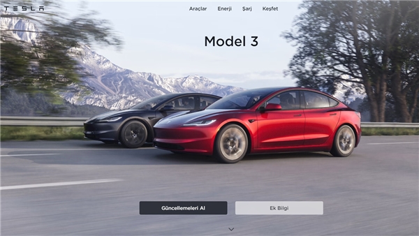 Tesla Türkiye'de Model 3'ü Tanıtmaya Başladı
