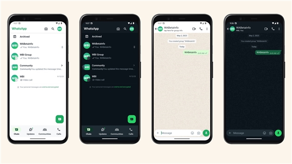 WhatsApp Android'de Yeni Arayüzü Test Ediyor