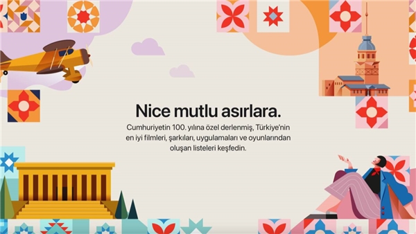 Cumhuriyet tarihinde müzik: Apple'dan Türkiye'nin 100. yılına özel paylaşım!