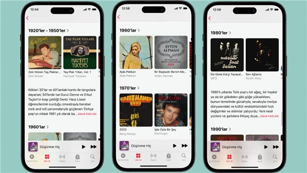 Cumhuriyet tarihinde müzik: Apple'dan Türkiye'nin 100. yılına özel paylaşım!