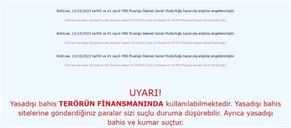 Linktree Türkiye'de kapatıldı