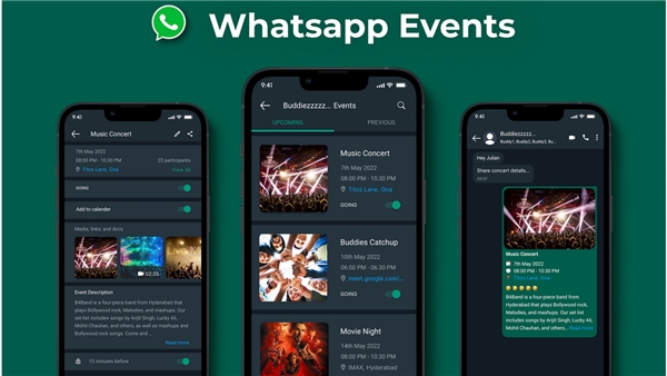 WhatsApp, Etkinlik Oluşturma Özelliğini Kullanıma Sunuyor
