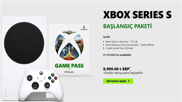 Microsoft, Xbox Series S – Başlangıç Paketi'ni Game Pass ile birlikte satışa çıkardı