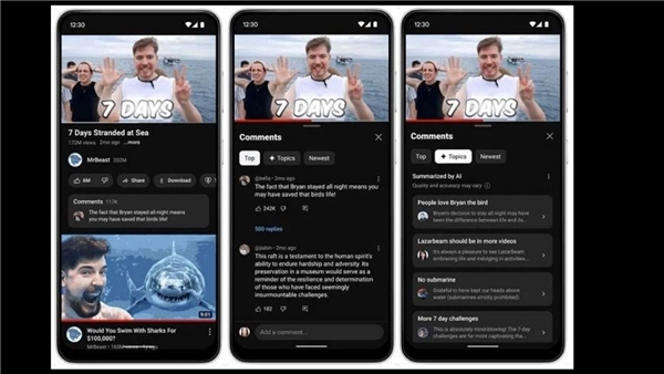 YouTube Mobil Uygulamasına Sohbet Botu Geliyor!
