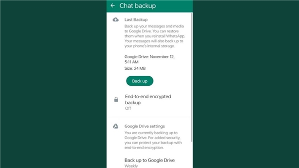 WhatsApp Yedeklemeleri Artık Google Bulut Hesabında Yer Kaplayacak