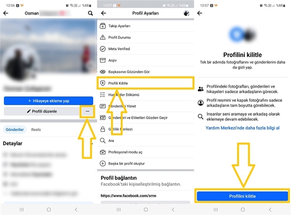 Facebook Profil Kilitleme Nedir ve Nasıl Yapılır?