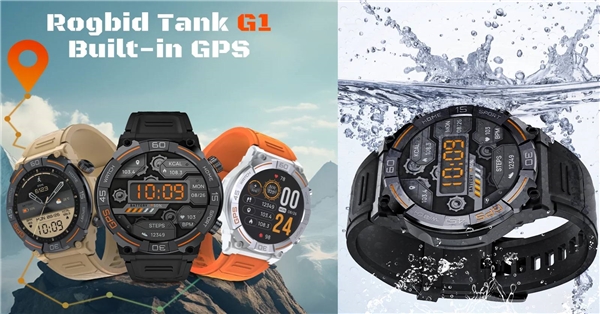 Rogbid Tank G1: Dayanıklı ve GPS Özellikli Yeni Akıllı Saat Tanıtıldı